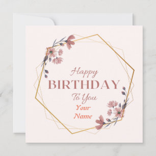 Happy Birthday Greating Card