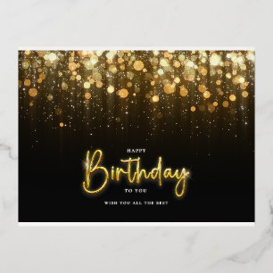 "Happy Birthday" Greeting Card