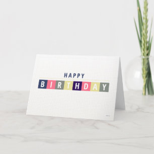 Happy Birthday Greeting Card