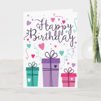 Happy Birthday Greeting Card