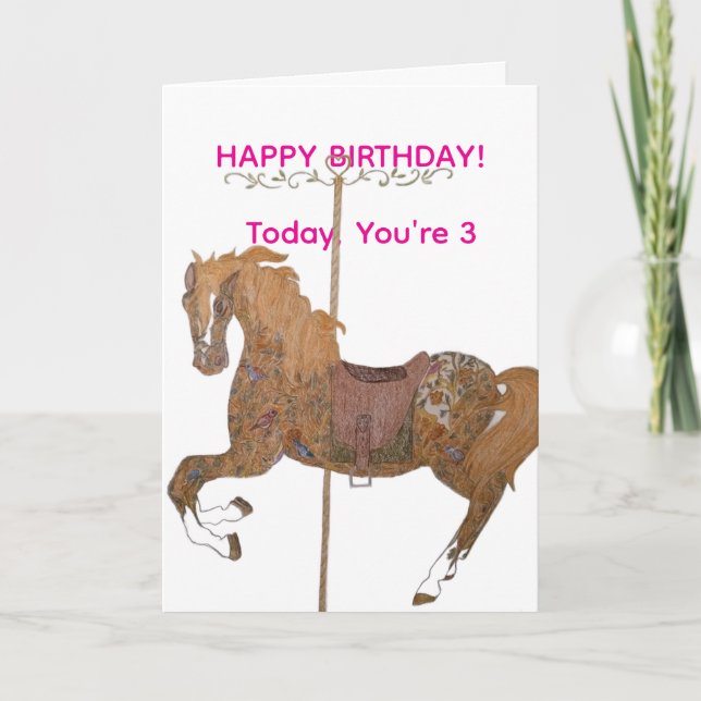 Happy Birthday Greeting Card  (Front)
