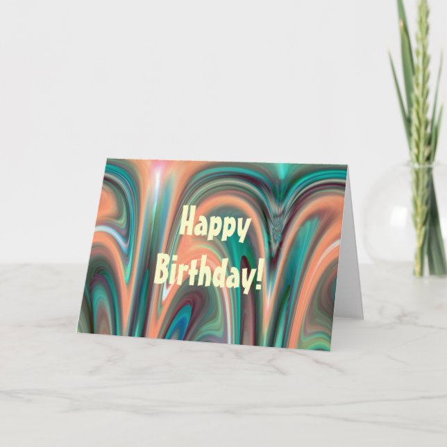 Happy Birthday! - Greeting Card (Front)