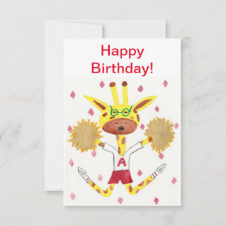Happy Birthday! Greeting Card. Thank You Card