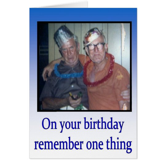 Happy Birthday greeting card vintage humour