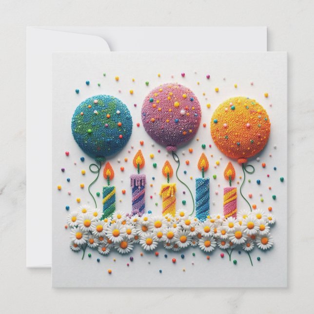 Happy Birthday Greeting Cards  (Front)