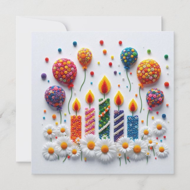 Happy Birthday Greeting Cards  (Front)