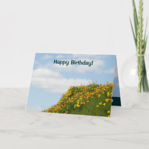 Happy Birthday! greeting Cards unique Floral Happy