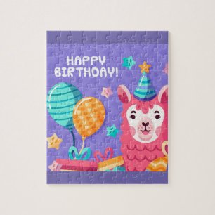 Happy Birthday Greeting Jigsaw Puzzle