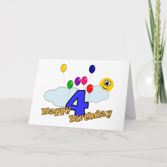 Happy Birthday Greetings Card (Front)
