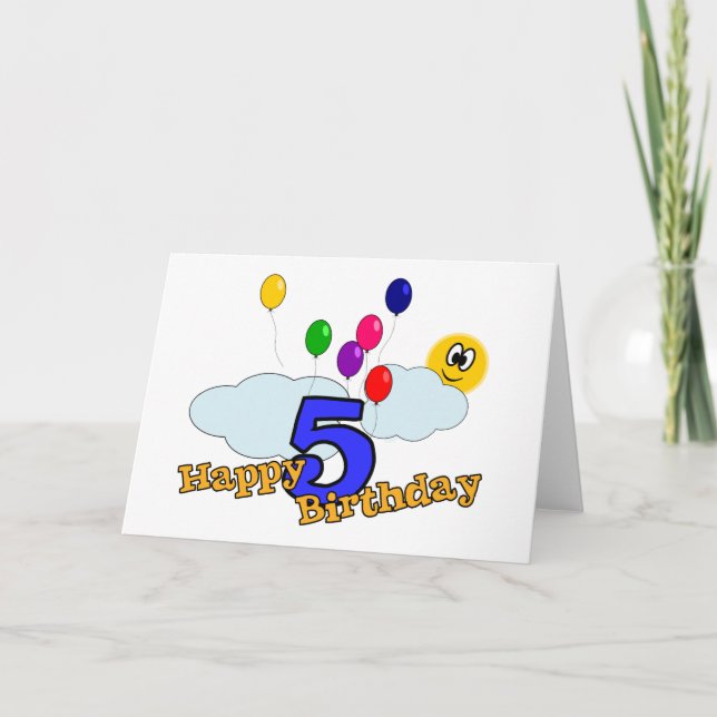 Happy Birthday Greetings Card (Front)