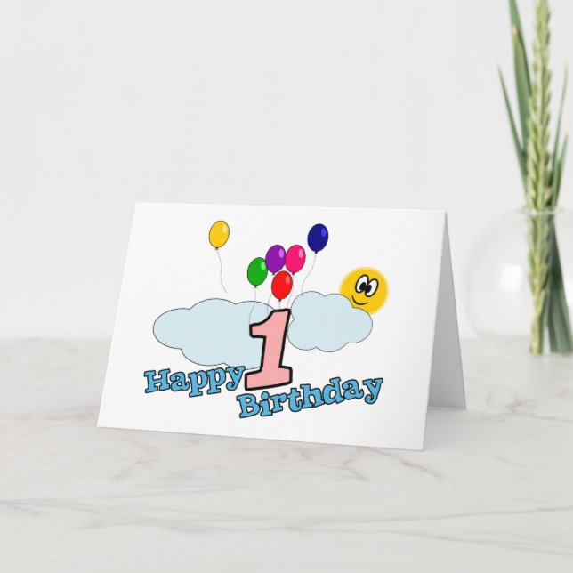 Happy Birthday Greetings Card (Front)