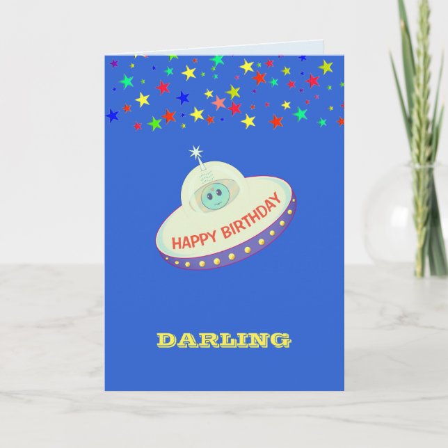 Happy Birthday Greetings Card (Front)