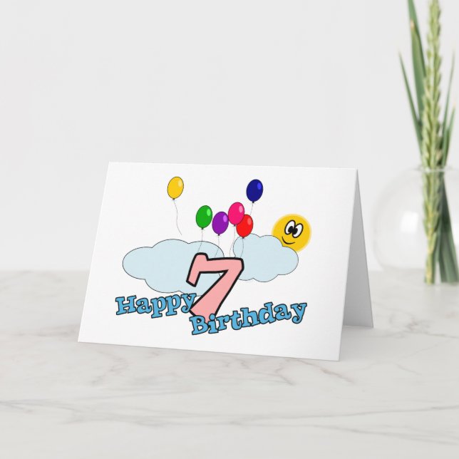 Happy Birthday Greetings Card (Front)
