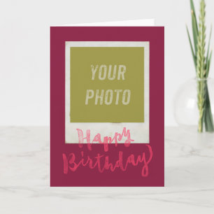 Happy Birthday - Hand Lettering Typography Design Card
