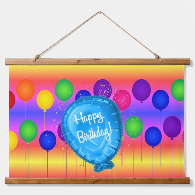 Happy Birthday!!  Hanging Tapestry (Front)