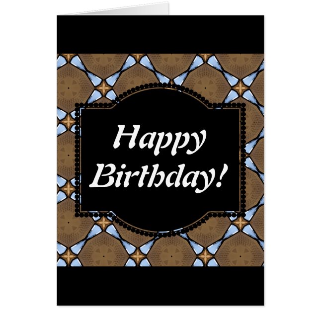  Happy Birthday Him Her Age Fun Personalise Card (Front)