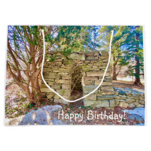 Happy Birthday History Buff Large Gift Bag