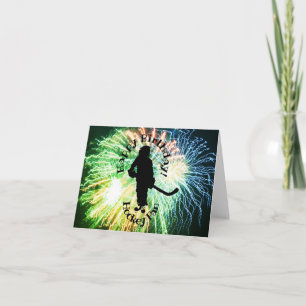 Happy Birthday Hockey Fan, Silhouette Card