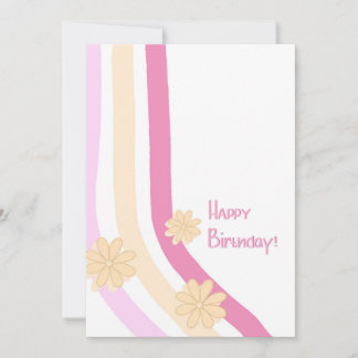Happy birthday  holiday card