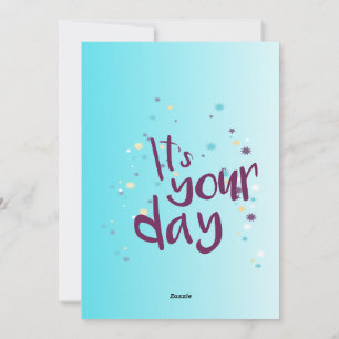happy birthday holiday card