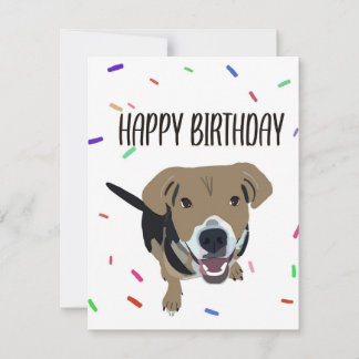 Happy birthday! holiday card