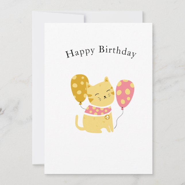 Happy Birthday Holiday Card
