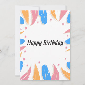 happy birthday holiday card