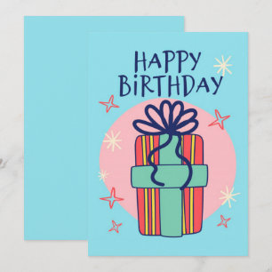 Happy Birthday Holiday Card