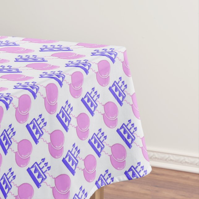 Happy Birthday Holiday pattern Tablecloth (In Situ)