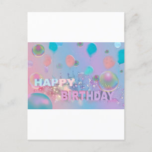 Happy Birthday Holiday Postcard