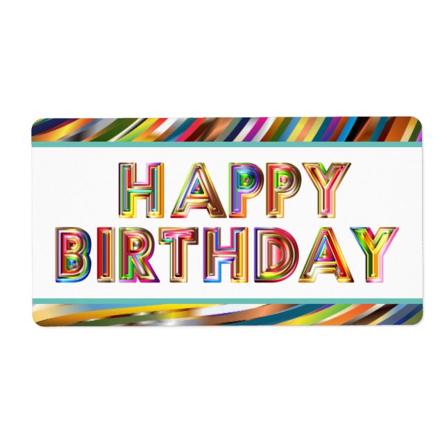 Happy Birthday Hologram (Front)