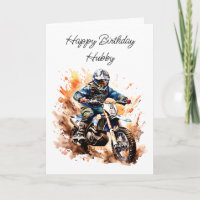 Happy Birthday Hubby | Motocross Bike