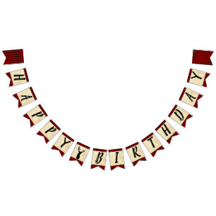 Happy Birthday Hunting Theme Bunting
