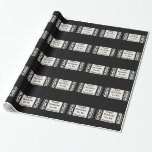 Happy Birthday, Husband, gift wrap. Wrapping Paper<br><div class="desc">Big,  bright wording in black is featured on this "Birthday" for a husband,  gift wrap.</div>