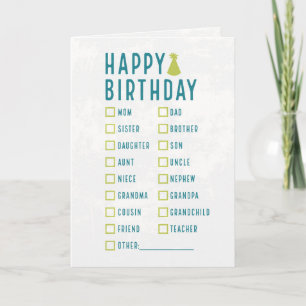 Happy Birthday...I bought these in bulk Card