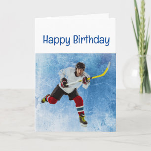 Happy Birthday Ice Hockey Sport Card