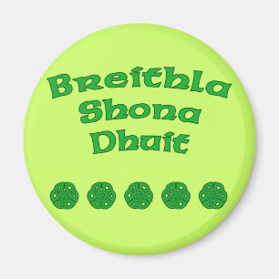 Happy Birthday In Irish Magnet