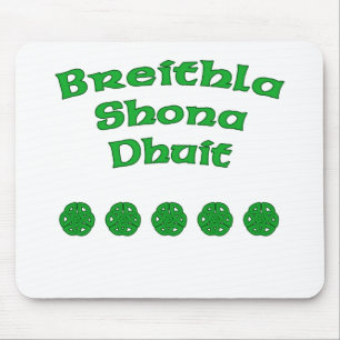 Happy Birthday In Irish Mouse Pad