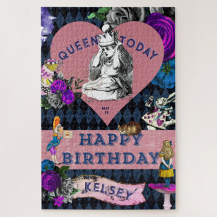 Happy Birthday in Wonderland Jigsaw Puzzle