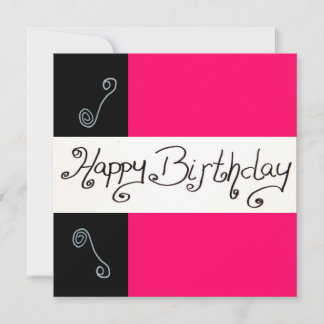 Happy birthday invitation