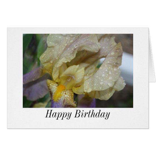 Happy Birthday Iris Card