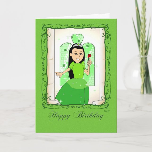 Happy Birthday: Jade Princess Card (Front)