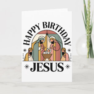 Happy Birthday Jesus Christmas Christian Outfit To Card