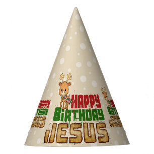 Happy Birthday Jesus Party Hat