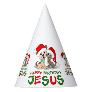 Happy Birthday Jesus Party Hat