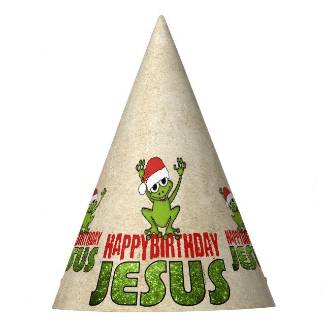 Happy Birthday Jesus Party Hat (Front)