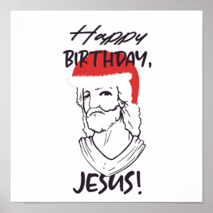 Happy birthday Jesus Poster