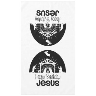 Happy Birthday Jesus Tablecloth