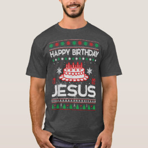 Happy Birthday Jesus Ugly Sweater Christmas Funny 