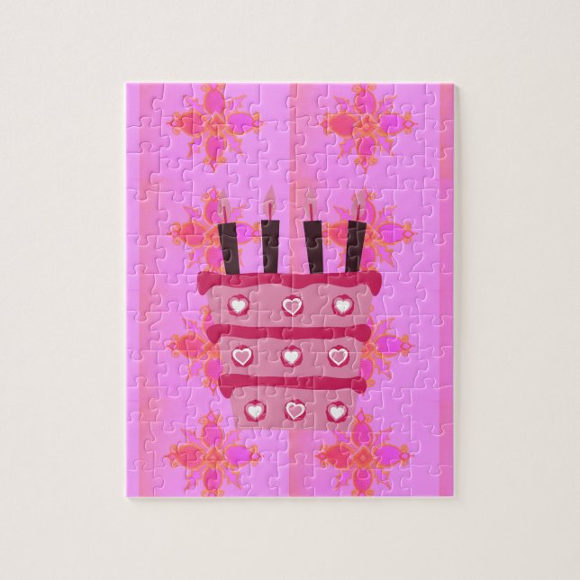 Happy Birthday Jigsaw Puzzle (Vertical)